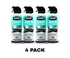 10 Oz Compressed Air Duster 4 Pack Cleaning Cans Electronic Computer Keyboard picture