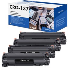 4PK CRG 137 Black Toner Comaptible for Canon 137 Toner Cartridge MF230 Series picture