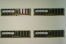 Lot of 4 SAMSUNG 32GB 2RX4 PC4-2133P DDR4 SERVER MEMORY M386A4G40DM0-CPB picture