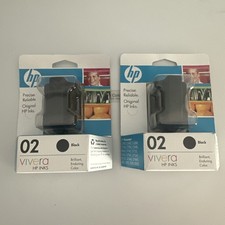 HP 02 Vivera Black Ink 2 pack New picture