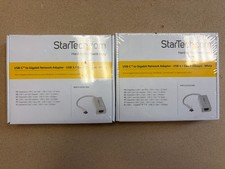 (Lot of 2) StarTech.com USB C to Gigabit Ethernet Adapter #US1GC30W - NEW picture