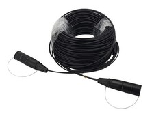 Armored Fiber Optic Cable LC to LC 2 Strands Single Mode with Protective Cap picture