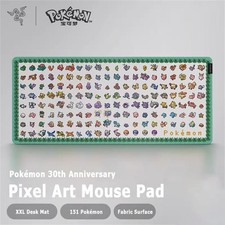 Presale Razer x Pokémon 30th Anniversary Pixel Art Goliathus V3 Gaming Mouse Pad picture