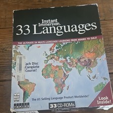 Instant Immersion 33 Languages Language Course 33 CD-ROM Set Retail Win/Mac picture