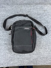 SwissGear WA2310 Black Shoulder Bag w/ Red Lining, Black/Red Color picture