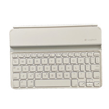 Logitech Ultrathin Keyboard Mini Bluetooth Folio white for iPad mini - USED WORK picture