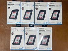 Lot of 7 ORICO SATA 2.5 inch to 3.5 inch Hard Drive adapter 1125s picture