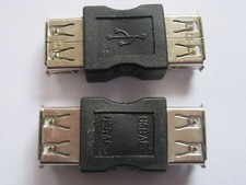 12 pcs USB AF Female TO USB AF Female Adapter Connector New picture
