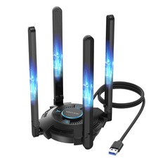 AX5400 WiFi 6E Tri-Band Long Range USB 3.0 WiFi Adapter for Desktop PC Laptop picture