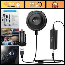 Bluetooth 5.2 Aux Adapter for Car, Wireless Audio Receiver, Hands-Free Calls picture