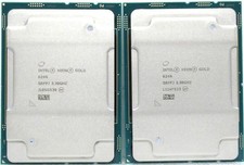 Pair of Intel Xeon Gold 6246 3.30GHz 12-Core 24.75MB LGA 3647 SRFPJ Processors picture