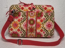 Vera Bradley Folkloric Floral Pattern Tablet eReader Hard Sleeve Zip Around Case picture
