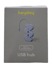 Novelty USB Hub - heyday Squiggle Peri-Blue picture