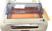 Beige Oki ML420 Upper Cover Assy (42040801) w/Access Cover Assy (42042001) picture
