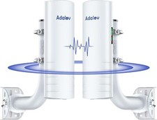 Outdoor Wireless Bridges 5KM Wireless Bridge with 2 x 1Gbs Ports &Bracket Mounts picture