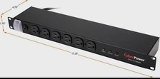CyberPower CPS1215RMS 1U Rackmount 12 Outlet Surge Protector PDU 15A picture