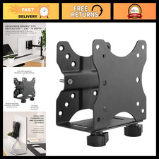 Thin Client Mount Bracket for Mini PC, VESA Monitor Arm, Under Desk Organizer picture