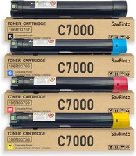 C7000 Toner Set for Xerox VersaLink C7000DN C7000N 106R03757-760 - 4 pack BCMY picture