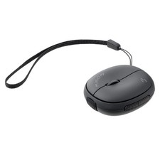 Ultra-compact, quiet, rechargeable Bluetooth mouse with 5 buttons, black, 400-MA picture