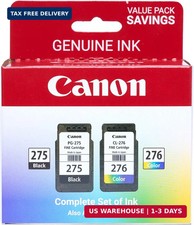 PG-275 / CL-276 Genuine Ink Value Pack (2 Cartridges), Compatible with TS3520/35 picture