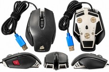 CORSAIR M65 RGB ELITE Gaming Mouse,Wired,Backlit RGB,Optical,Silver ALU-Black picture