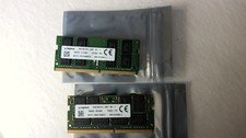 Kingston 32GB Lot of 2 16GB :  2 x 16GB 2Rx8 PC4-2400T SB1-11 sodimm K821PJ-MID picture