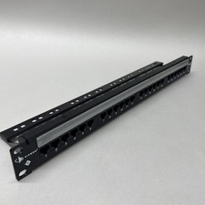Siemon HD6‑24 High‑Density Cat6 Patch Panel 24‑Port Flat • T568A/B • 1U Rack picture