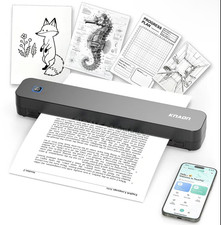 Knaon C80S Portable Thermal Inkless Mobile Printer Bluetooth USB Rechargeable picture