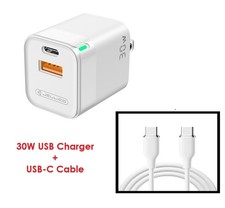 30W Fast USB-C PD Home Wall Charger for Lenovo Tab One picture
