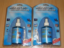 Lot of 2 Monster Screen Clean Display Cleaning Kit Alcohol Free 200ml 6.76oz picture