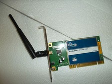 Airlink101 Wireless-G PCI LAN Adapter 108Mbps 802.11g 2.4GHz 128Bit WEP AWLH4130 picture