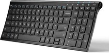 iClever BK10 Bluetooth Keyboard Rechargeable Bluetooth 5.1 Multi Device Keyboard picture