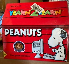 PEANUTS Snoopy Yearn 2 Learn Software New sealed collectors rare vintage NIB picture