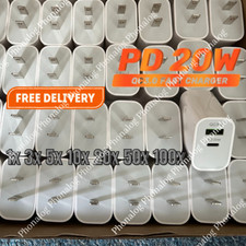 Wholesale Bulk 20W Fast Charger Cube USB C Power Adapter For iPhone iPad Android picture