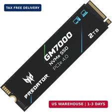 Predator 2TB GM7000 M.2 SSD PCIe Gen4x4 NVMe DRAM Cache PS5 Pro Compatible NEW picture