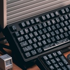 119 Keys PBT DYE SUB Cherry Profile Feather Keycaps Fits Cherry MX Keyboard picture